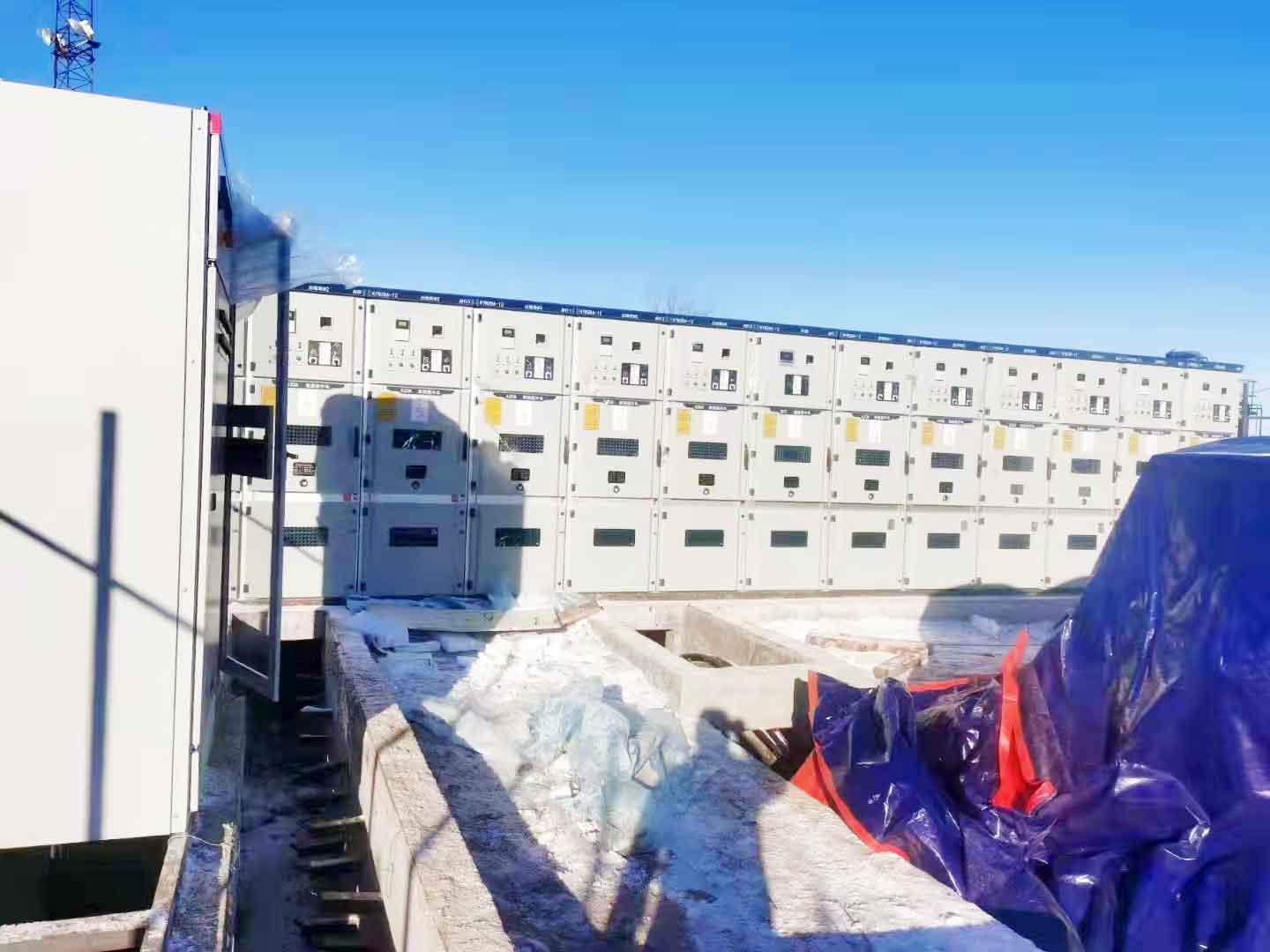 高壓發(fā)電機組并機柜